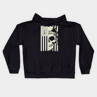 Veteran American Flag Kids Hoodie